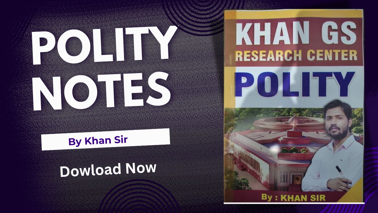 Khan sir polity class notes pdf