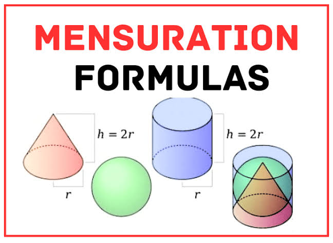 mensuration formula in detailed ( mensuration formula )